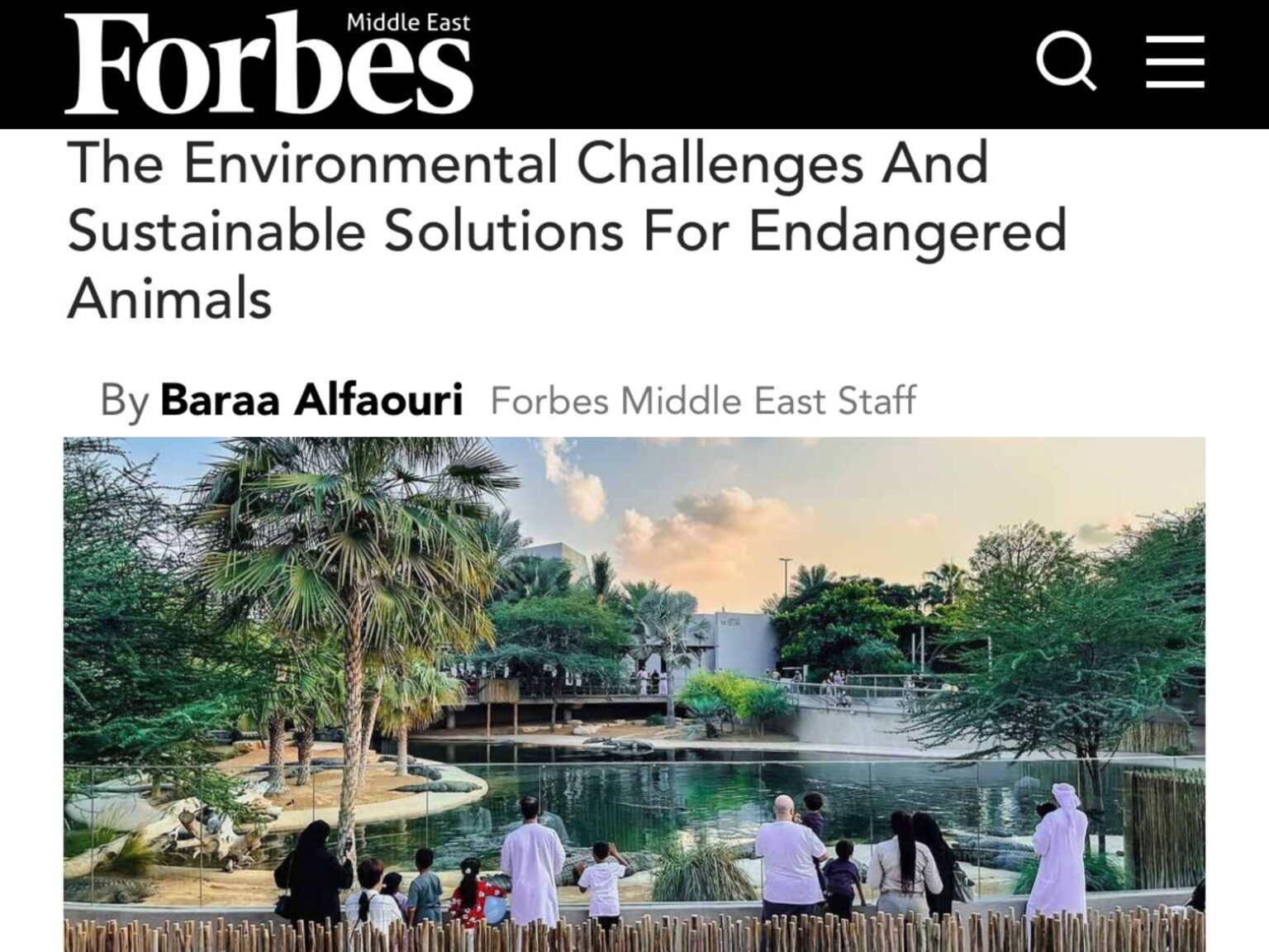 Forbes Middle East article explores the challenges these creatures face and the solutions we can implement to protect them.